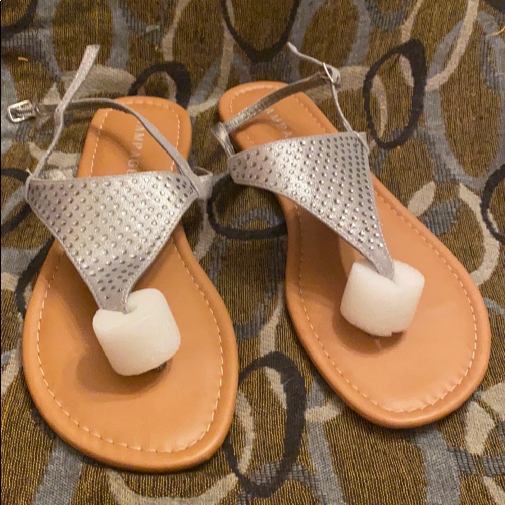 Rampage Ram-Rita Color Pewter Women’s Sandals